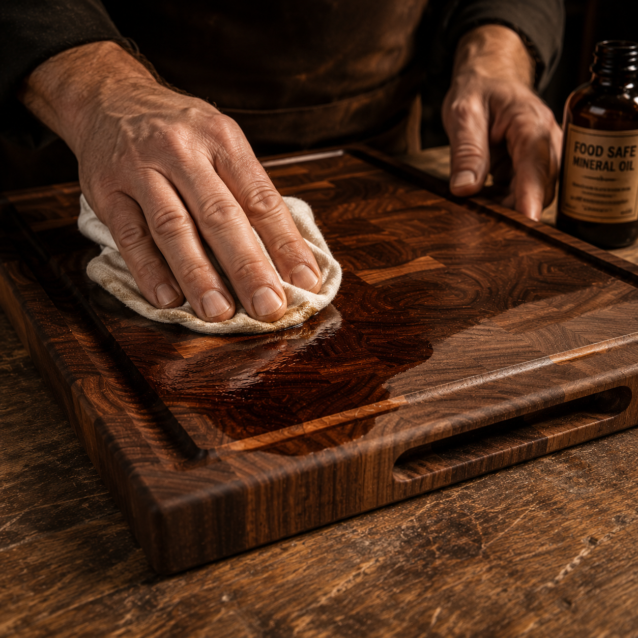 Applying Oil Finish